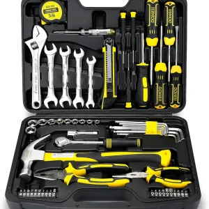 NSOUR 61-Piece Tool Set Kit Mechanic Tool Set Socket Wrench Set Auto Repair Household Repair Hand